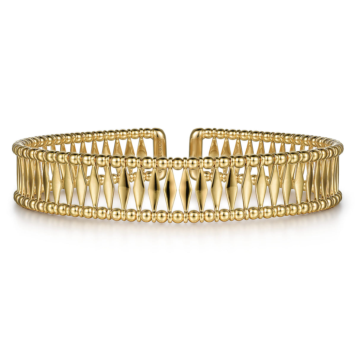 Gabriel & Co. 14K Yellow Gold Bujukan Cuff Bracelet