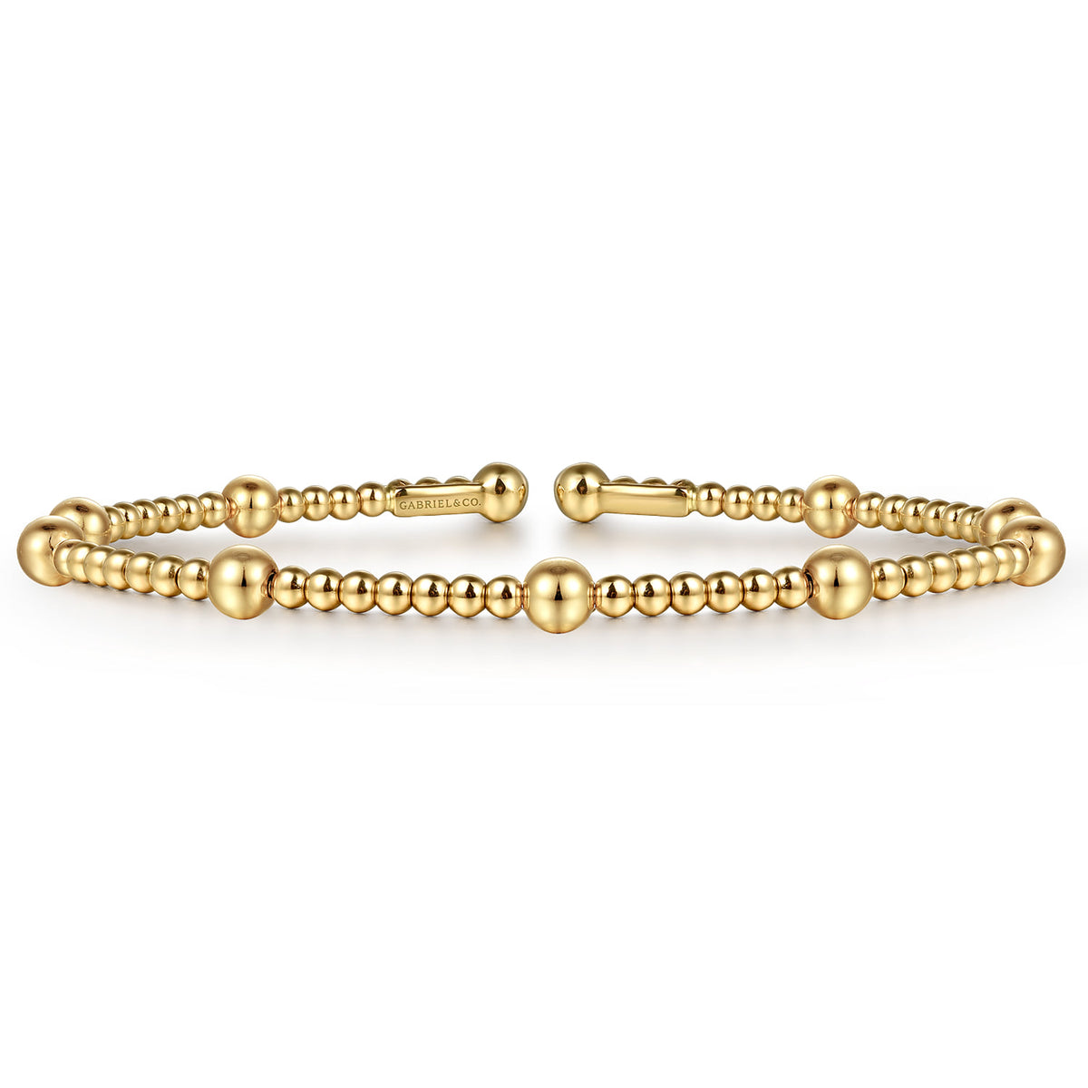 Gabriel & Co. 14K Yellow Gold Cuff Bangle Bracelet Bujukan