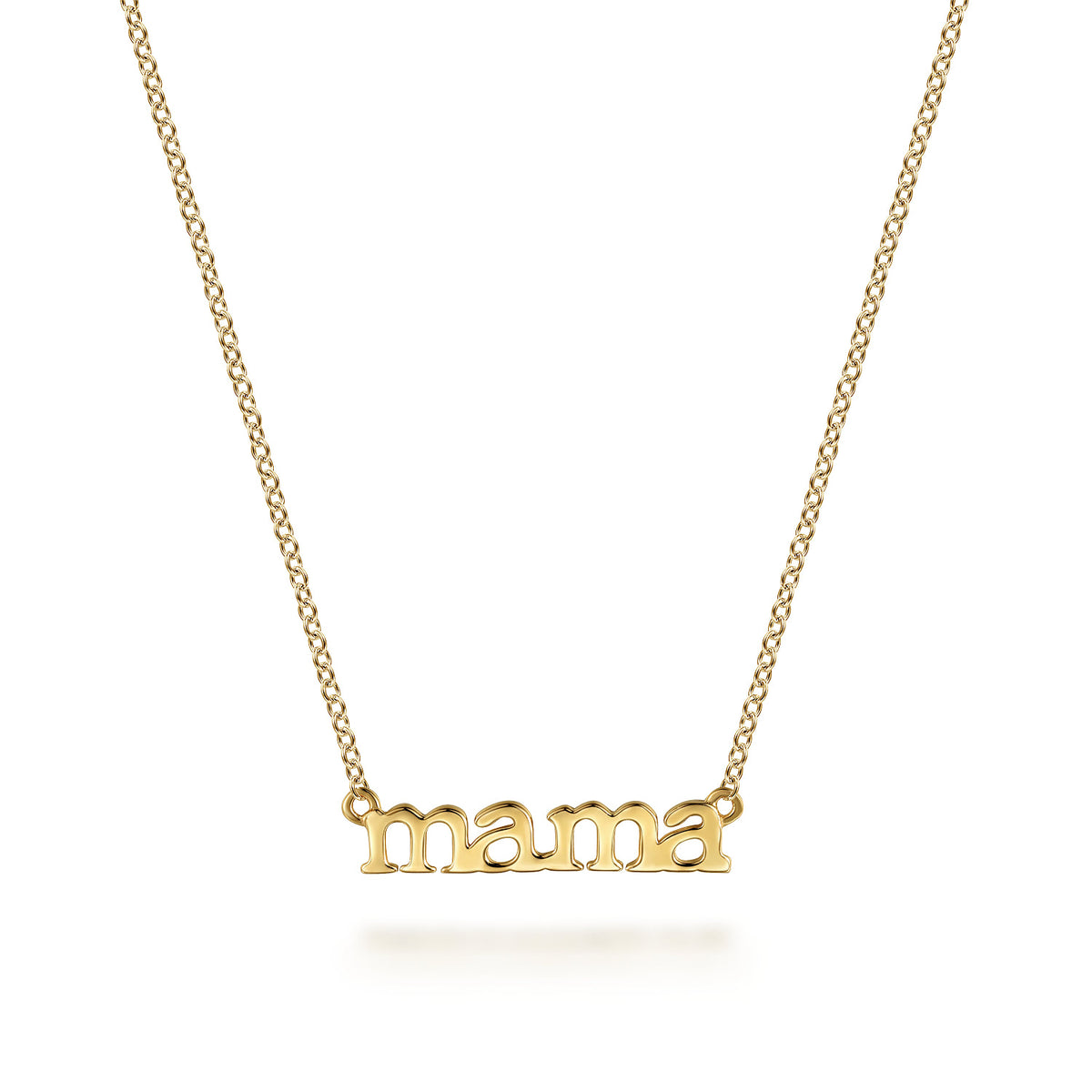 Gabriel & Co. 14K Yellow Gold Initial Necklace