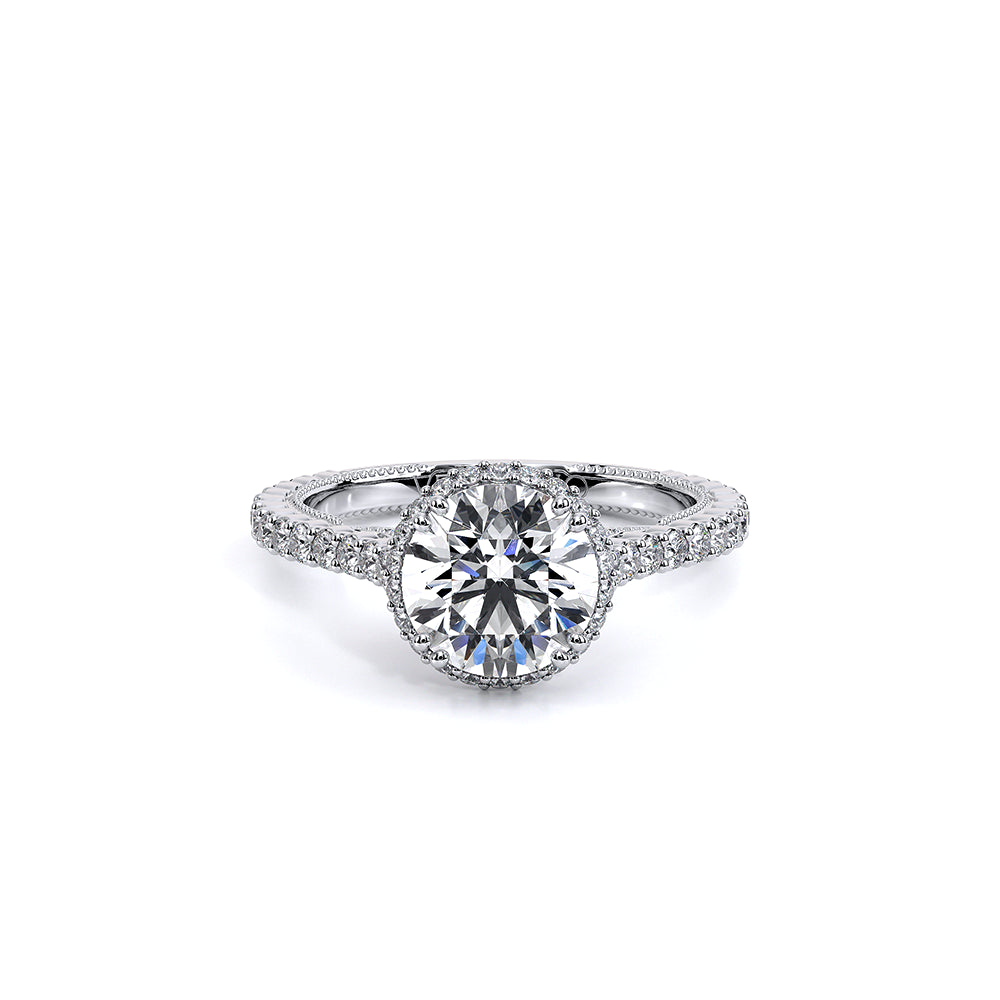Verragio Insignia INS-7109R Round Diamond Hidden Halo Engagement Semi-Mount