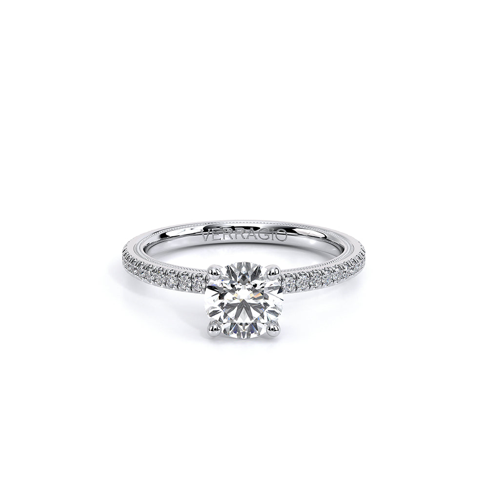 Verragio Tradition TR120R4 14K White Gold Semi-Mount