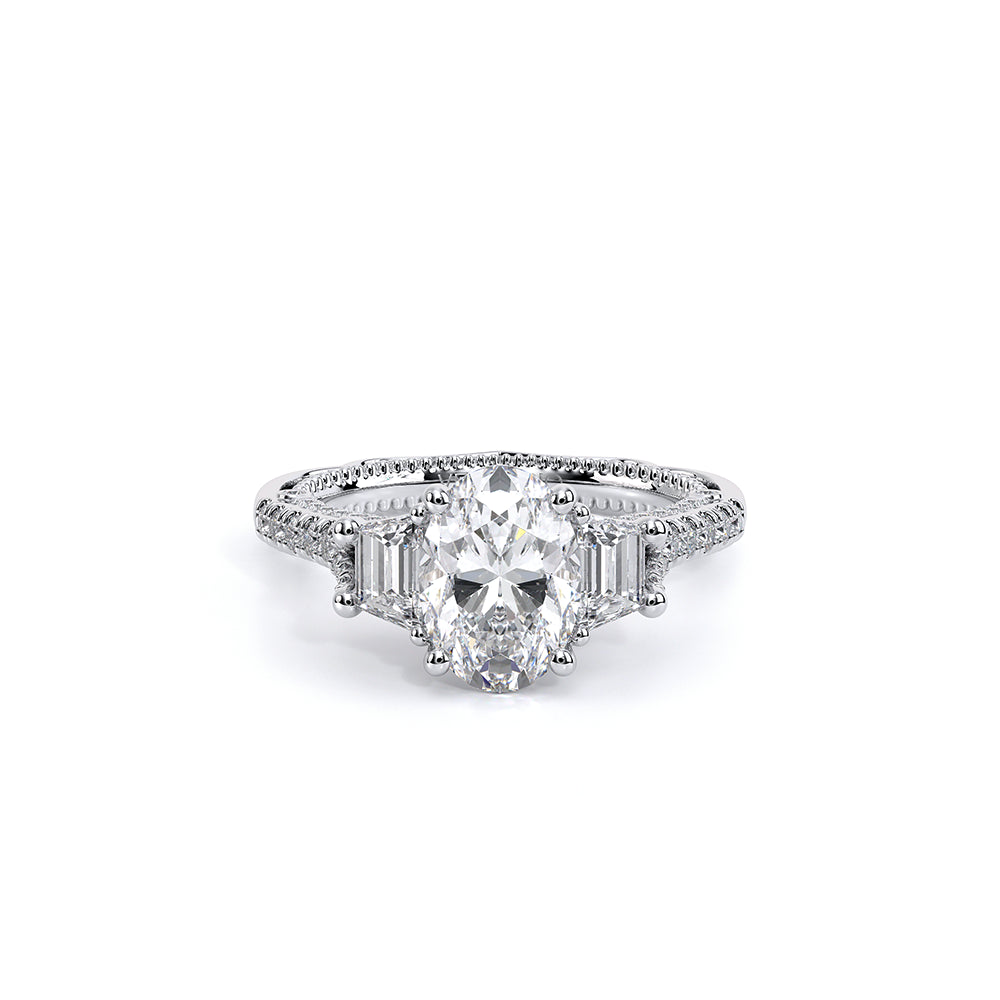 Verragio Venetian AFN-5086OV Oval Three-Stone Diamond Engagement Semi-Mount