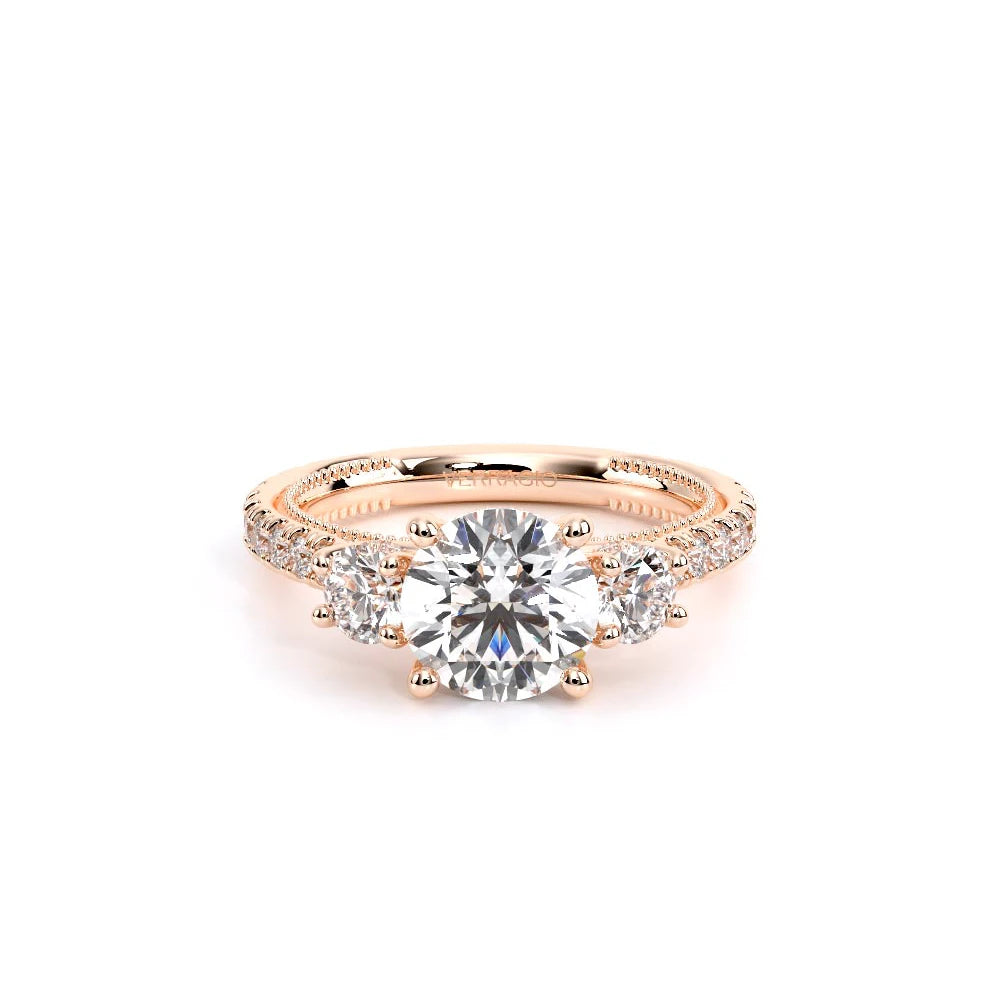 Verragio Renaissance V-993R-1.7 Round Three-Stone Diamond Engagement Semi-Mount