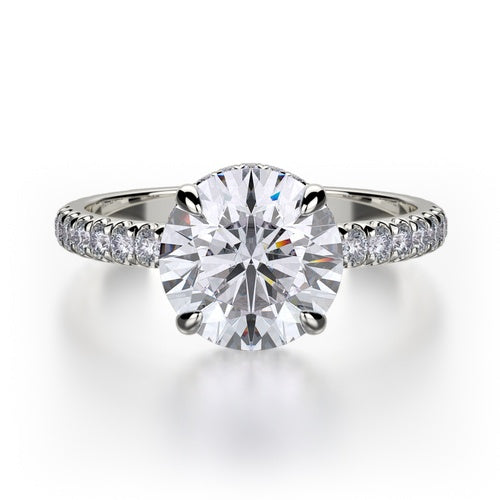 Michael M Crown R742-2 Engagement Ring Semi-Mount