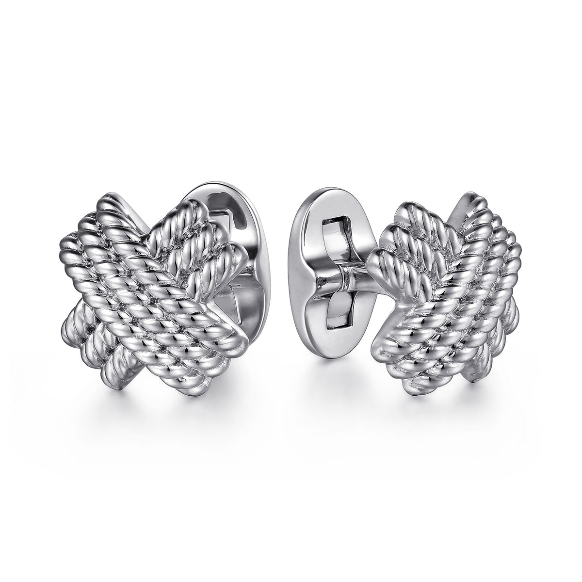 Gabriel & Co. Twisted Rope X Cufflinks CL42SVJJJ