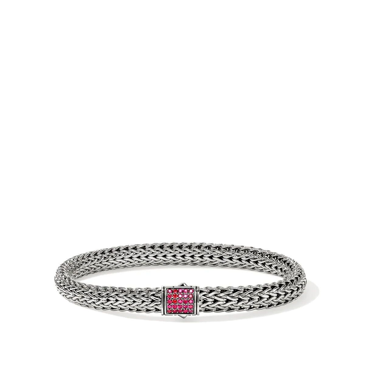 John Hardy Icon Ruby 6.5mm Chain Bracelet BUS9909044RBXUM