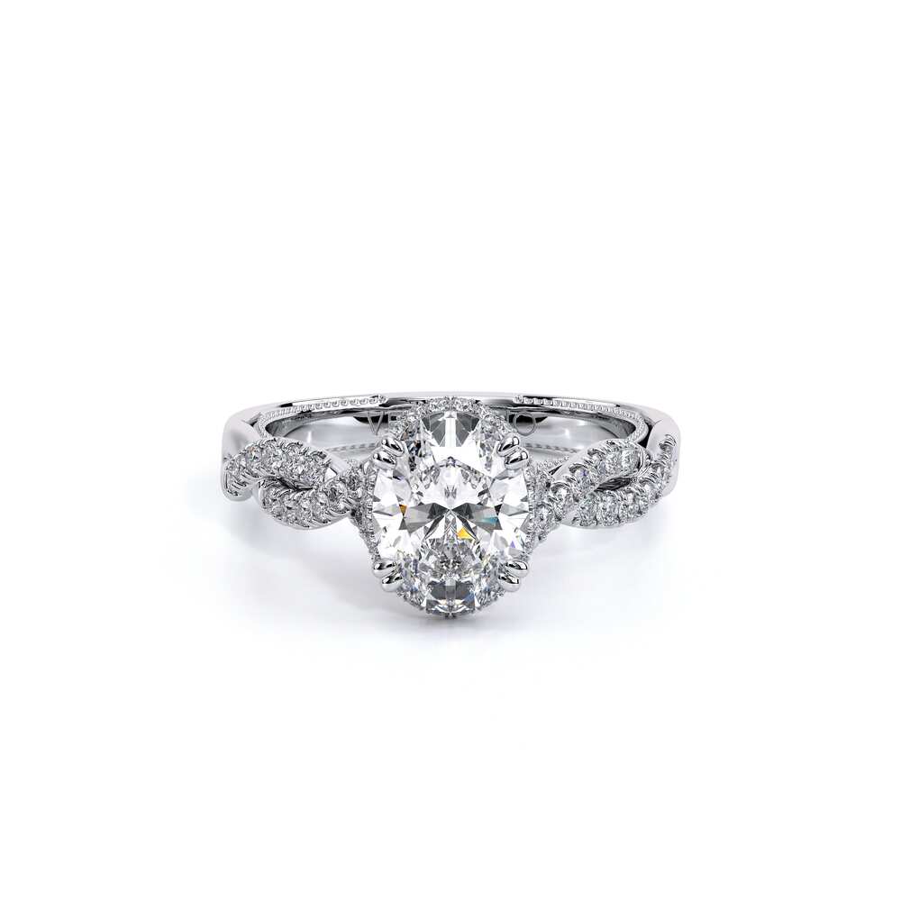Verragio Insignia INS-7099OV Oval Diamond Halo Engagement Semi-Mount