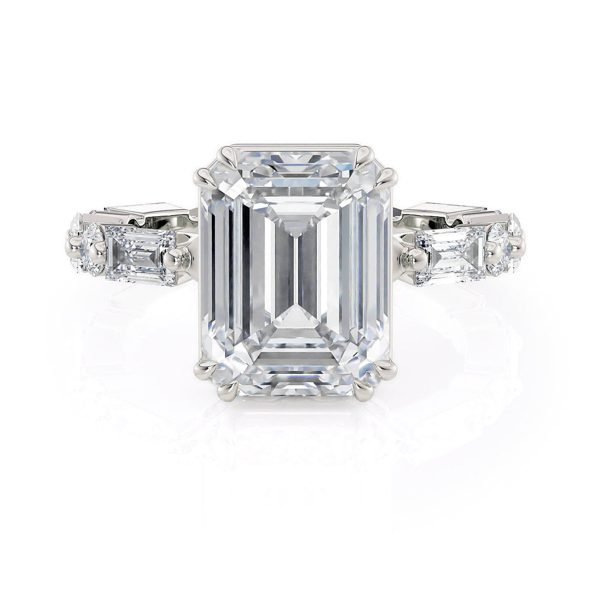 Michael M. Platinum Diamond Engagement Semi-Mount, 1.57ctw