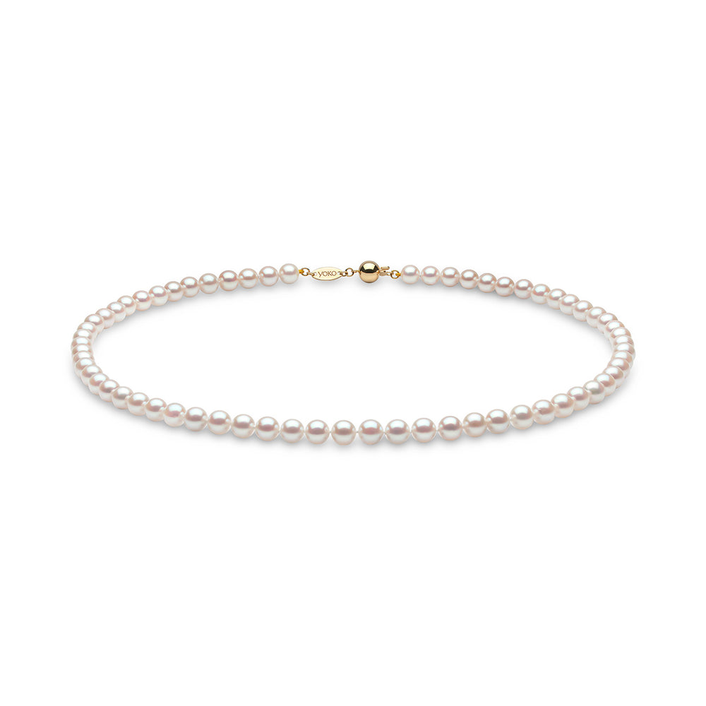Yoko London Classic 18K Gold AAA Akoya Pearl Necklace