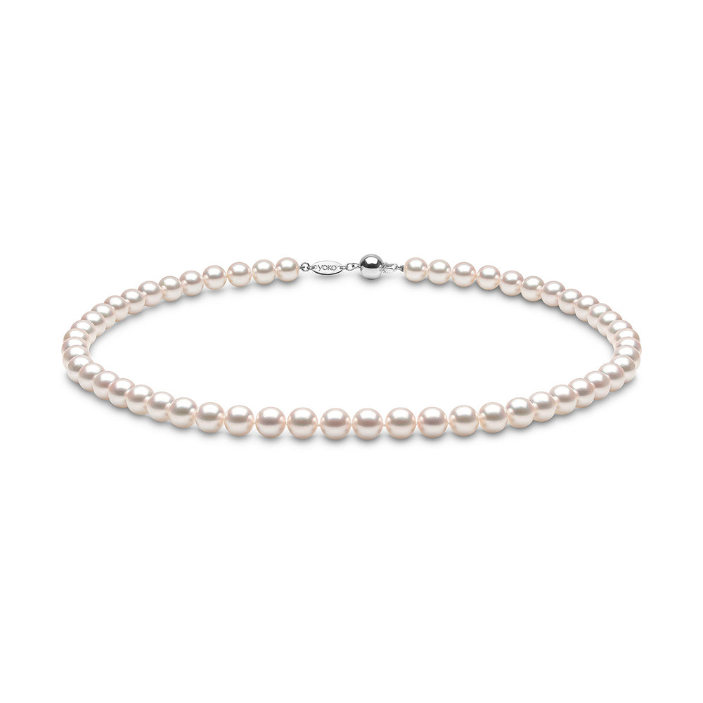 Yoko London Classic 18K Gold AAA Akoya Pearl Necklace
