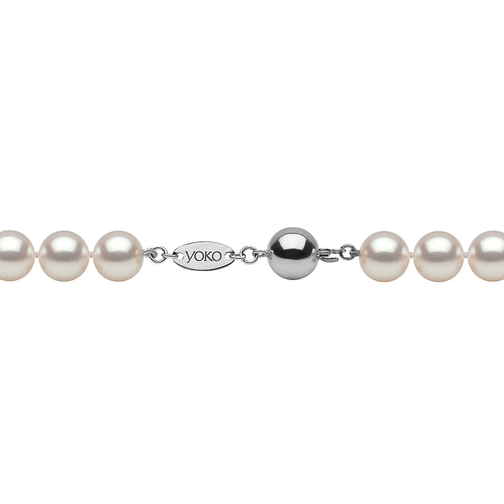 Yoko London Classic 18K Gold AAA Akoya Pearl Necklace