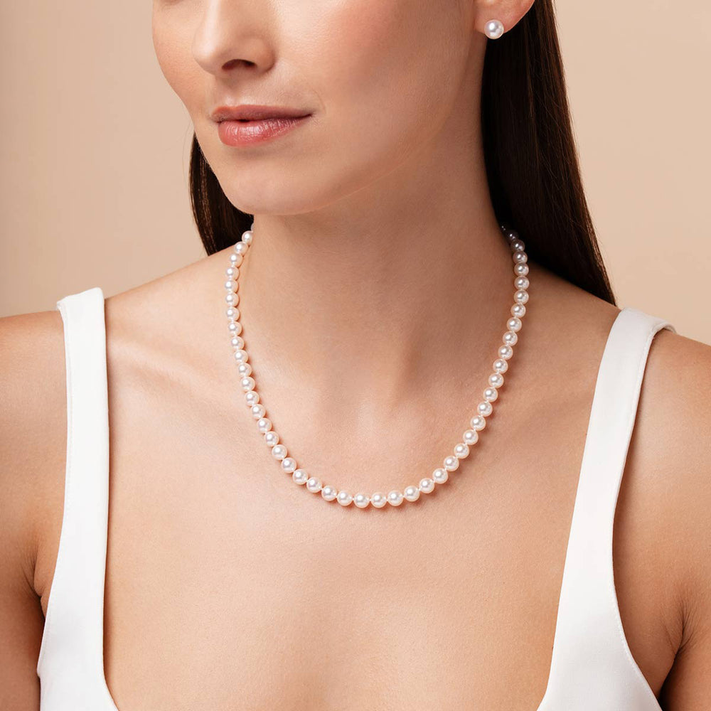 Yoko London Classic 18K Gold AAA Akoya Pearl Necklace