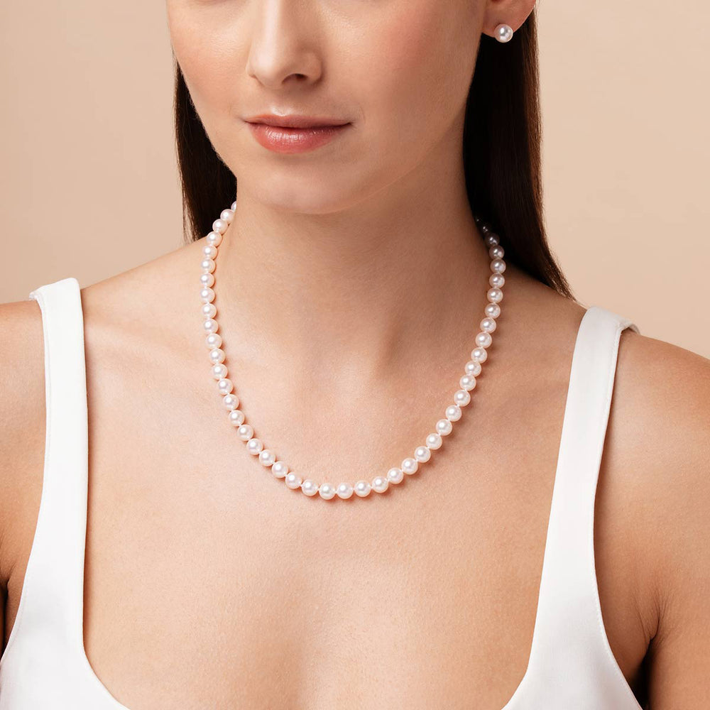 Yoko London Classic 18K Gold AA Akoya Pearl Necklace