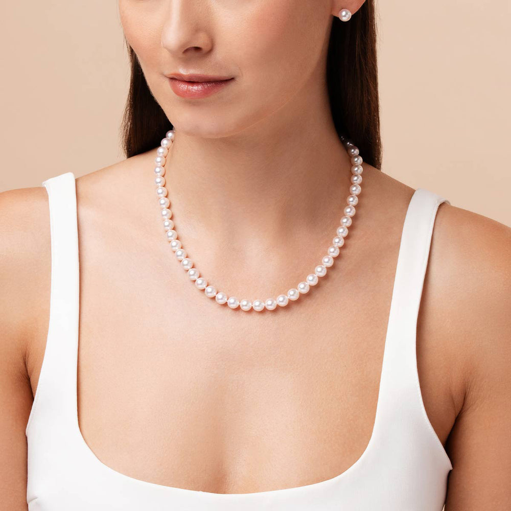Yoko London Classic 18K Gold AAA Akoya Pearl Necklace