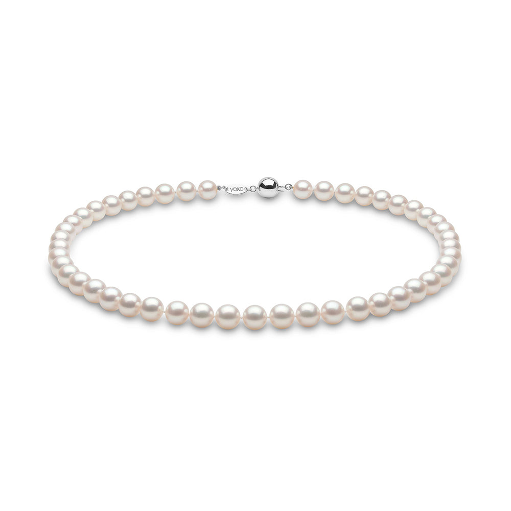 Yoko London Classic 18K Gold AAA Akoya Pearl Necklace