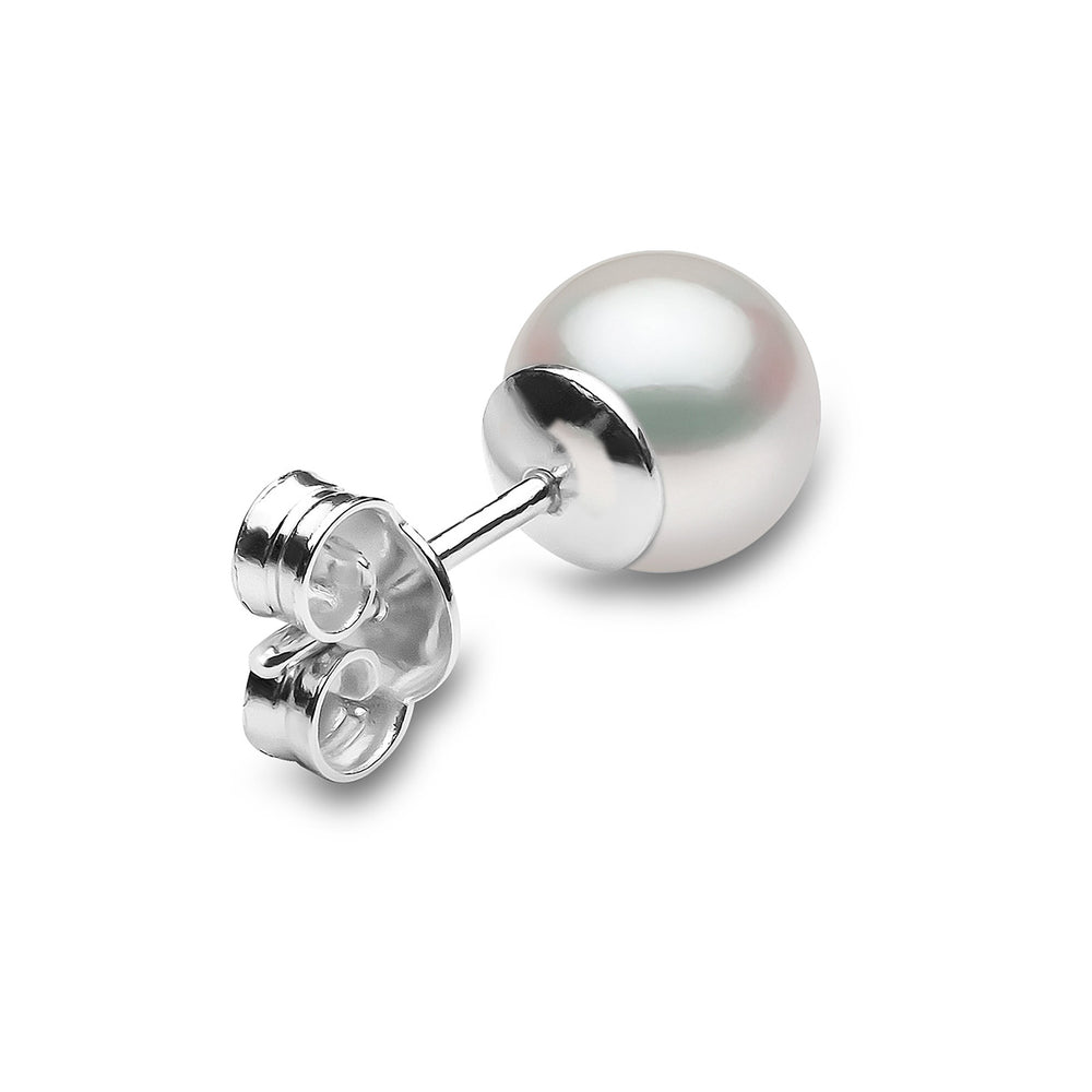 Yoko London Classic 18K Gold AAA Akoya Pearl Stud Earrings