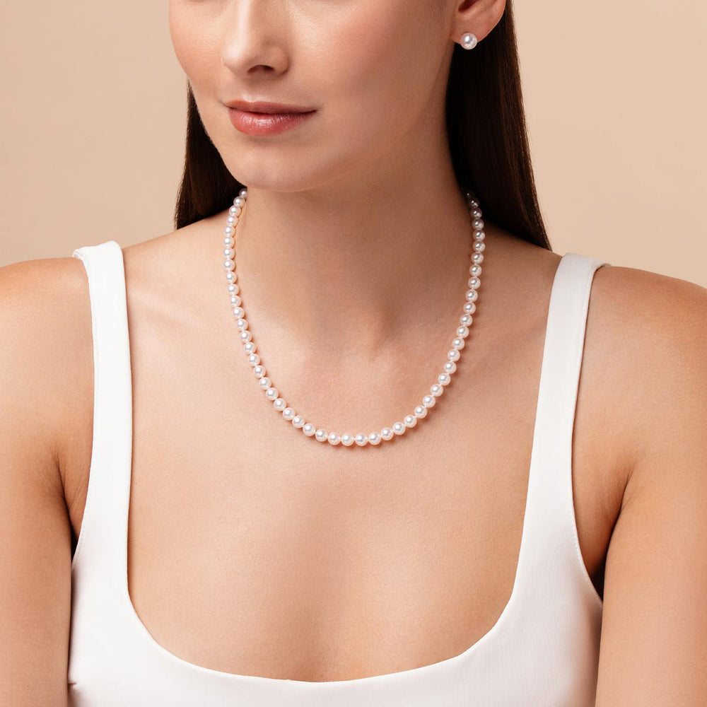 Yoko London Classic 18K Gold AAA Akoya Pearl Necklace