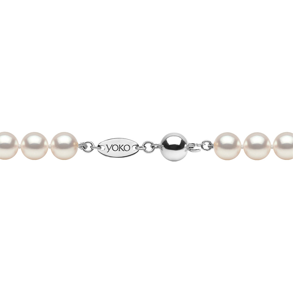 Yoko London Classic 18K Gold AA Akoya Pearl Necklace