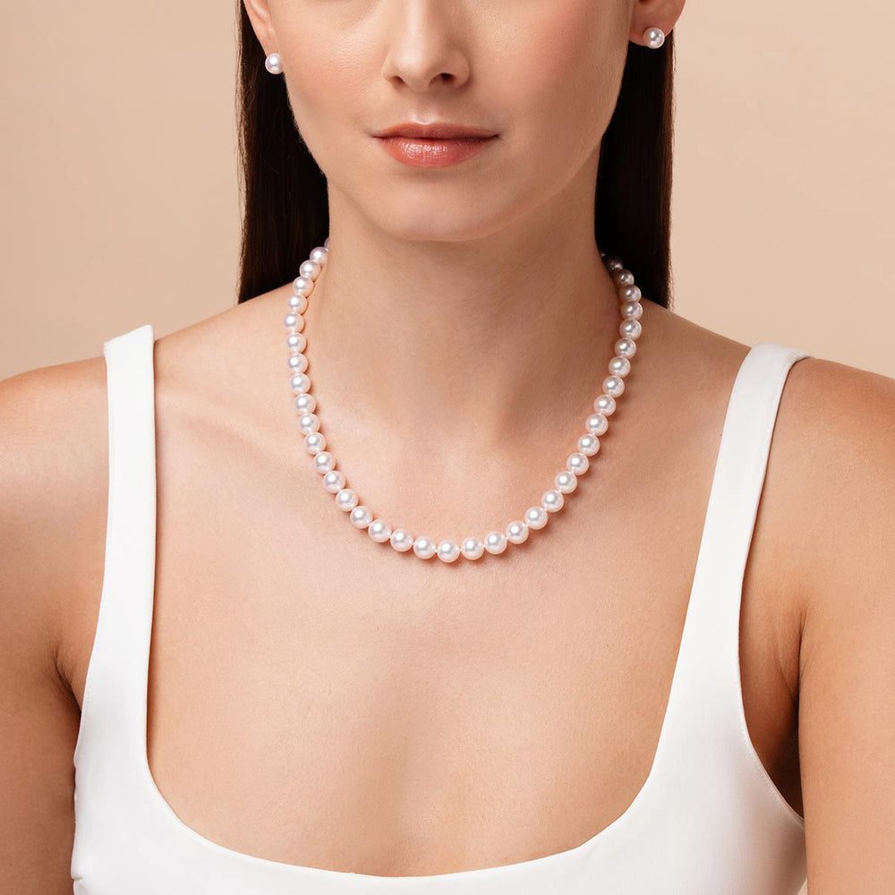 Yoko London Classic 18K Gold AAA Akoya Pearl Necklace