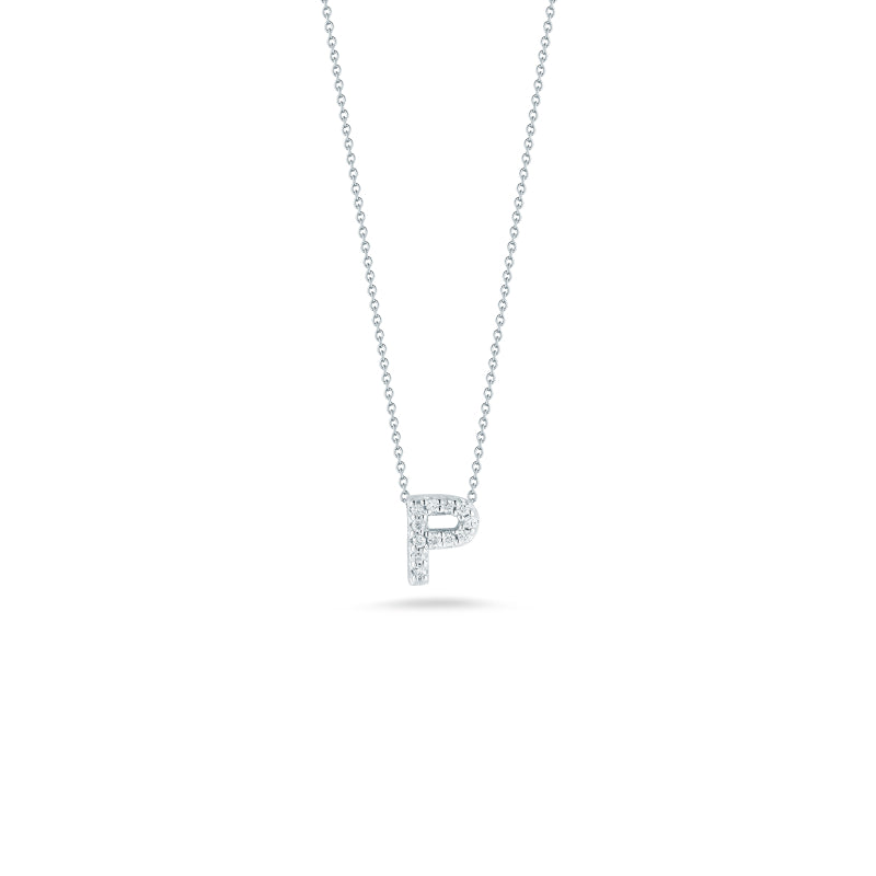 Roberto Coin Love Letter P Pendant With Diamonds