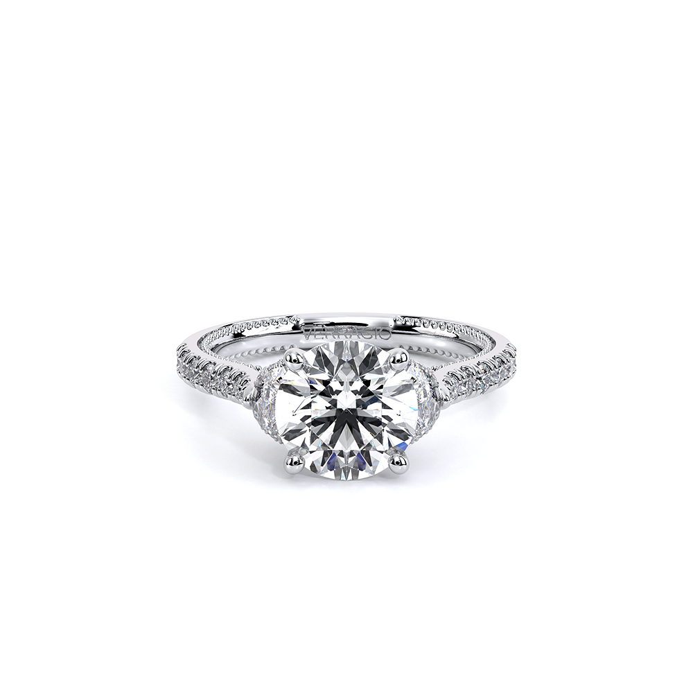 Verragio Couture ENG-0485R-1.9 Round Three-Stone Diamond Engagement Semi-Mount