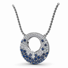 Circle of Life Pendant (sapphire) by Fana (P1537S)