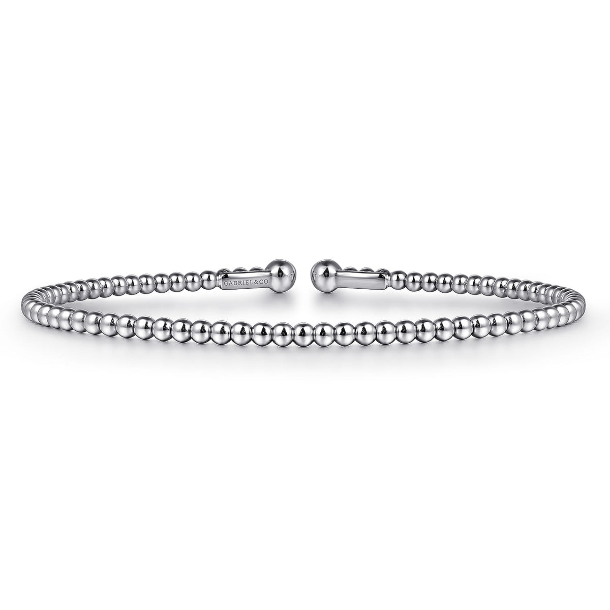 Gabriel & Co. 14K White Gold Bujukan Split Bangle
