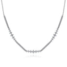 Gabriel & Co. 14K White Gold Diamond Necklace
