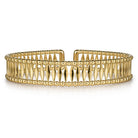 Gabriel & Co. 14K Yellow Gold Bujukan Cuff Bracelet