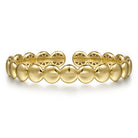 Gabriel & Co. 14K Yellow Gold Circle Cuff Bangle Bracelet