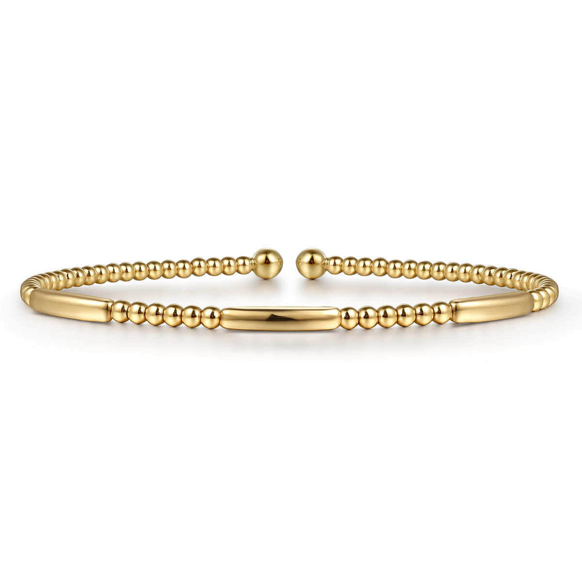 Gabriel & Co. 14K Yellow Gold Cuff Bangle Bracelet Bujukan