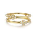 Gabriel & Co. 14K Yellow Gold Diamond Easy Stackable Ring 0.08ct