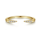 Gabriel & Co. 14K Yellow Gold Diamond Stackable Ring LR51177Y45JJ