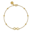 Gabriel & Co. 14K Yellow Gold Infinity Chain Bracelet Bujukan