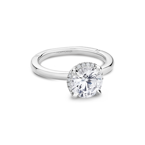 Noam Carver Atelier 18k Yellow Gold Halo Engagement Semi-Mount, A039-01YA