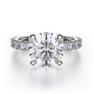 Michael M R736-3 Crown Engagement Ring