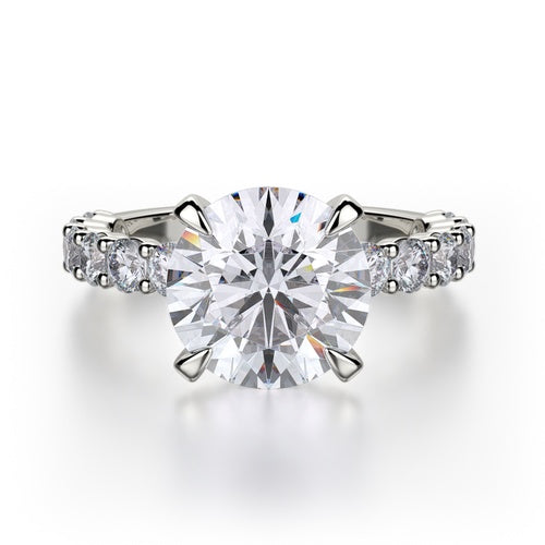 Michael M R736-3 Crown Engagement Ring