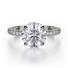 Michael M Crown R742-2 Engagement Ring Semi-Mount
