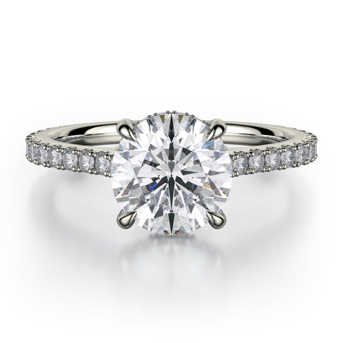 Michael M R749-1.5 Crown Engagement Ring