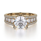 Michael M R679S-1.5 Strada Triple Row Engagement Ring