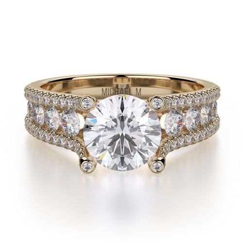 Michael M R679S-1.5 Strada Triple Row Engagement Ring