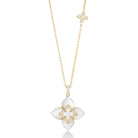 Roberto Coin Venetian Princess Diamond and Mother-of-Pearl Pendant Necklace 8883529AY17XM