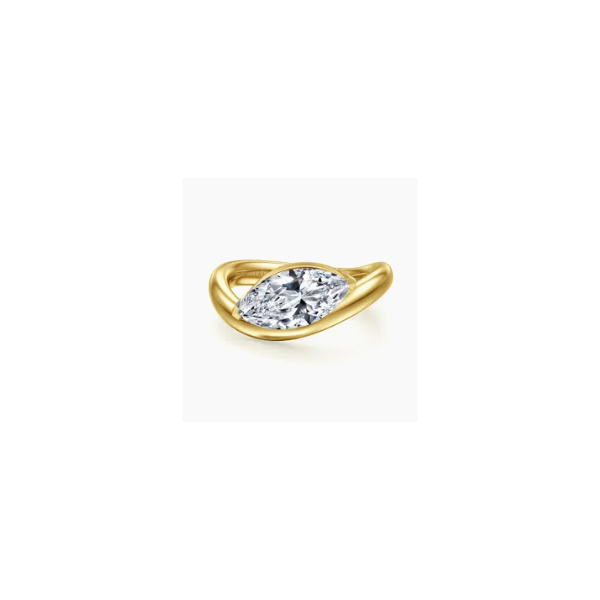 Gabriel & Co. Averie 14k Yellow Gold Bypass Marquise Shape Diamond Engagement Ring, ER16874M8Y4JJJ