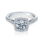 Verragio Insignia INS-7047 Round Diamond Halo Engagement Semi-Mount
