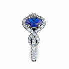 Love Knot Sapphire and Diamond Ring by Fana (R1884S)