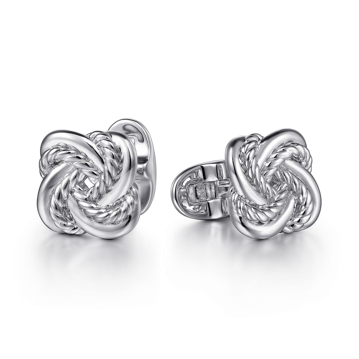 Gabriel & Co. Double Love Knot Cufflinks CL41SVJJJ