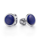 Gabriel & Co. Round Lapis Cufflinks CL43SVJLP