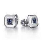 Gabriel & Co. Square Sapphire Cufflinks CL38SVJSA