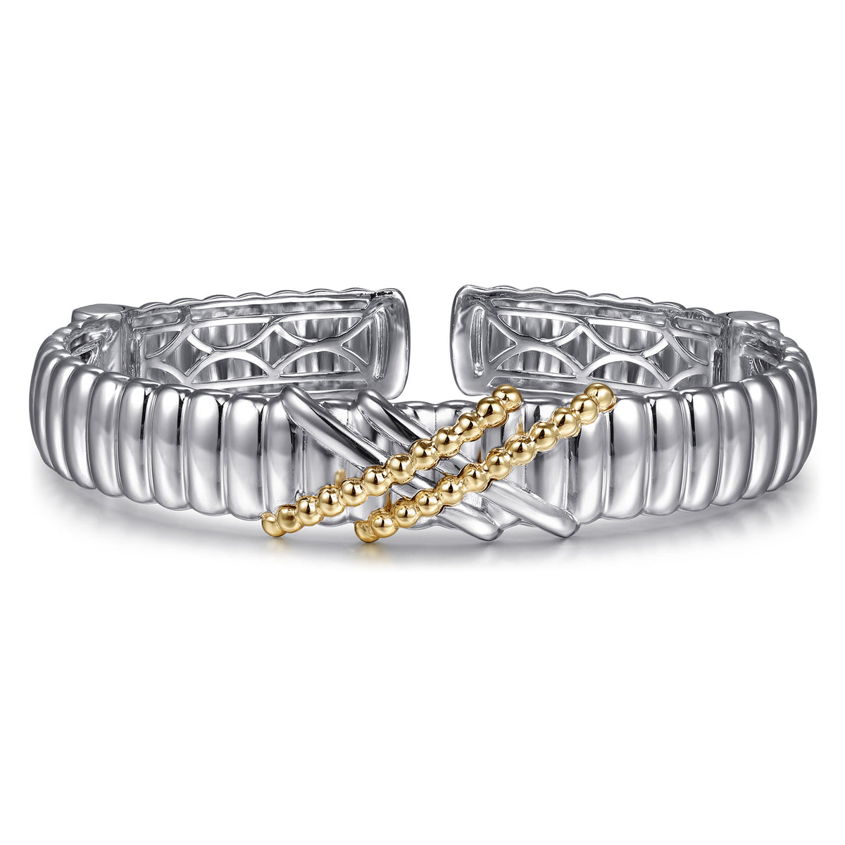 Gabriel & Co. Bujukan Shrimp Criss Cross Bangle Bracelet BG5045-62MZJJJ