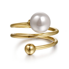 Gabriel & Co. Bujukan Pearl Bypass Ring LR52771Y4JPL